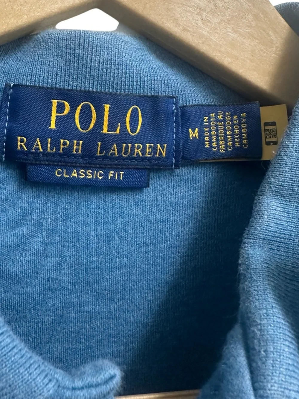 Polo Ralph Lauren | Classic Fit Blue Polo Shirt Men's Medium Cotton Short Sleeve